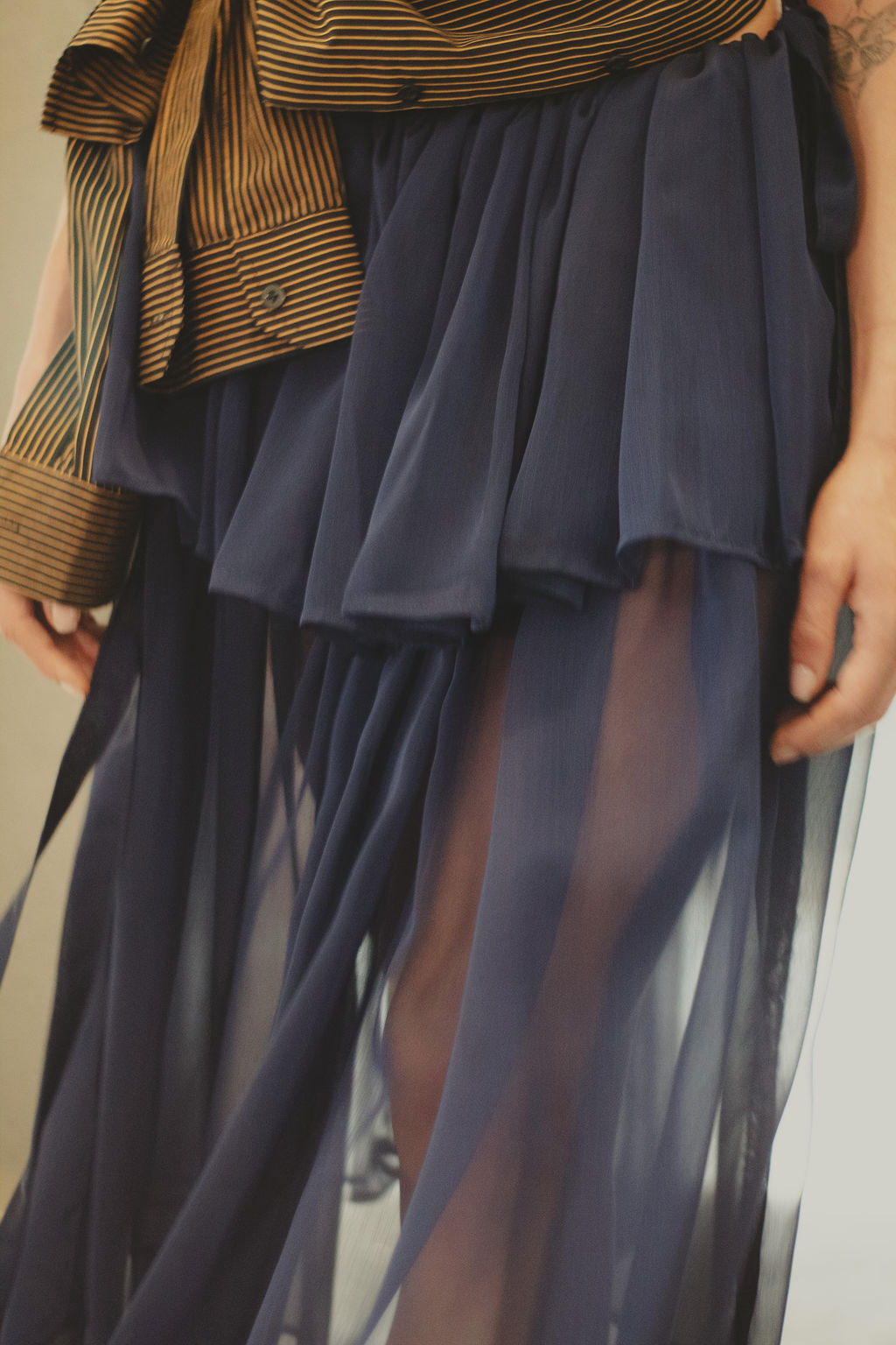 MARIA SKIRT IN NIGHT SHADE