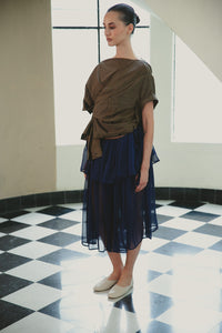 MARIA SKIRT IN NIGHT SHADE - Second Image