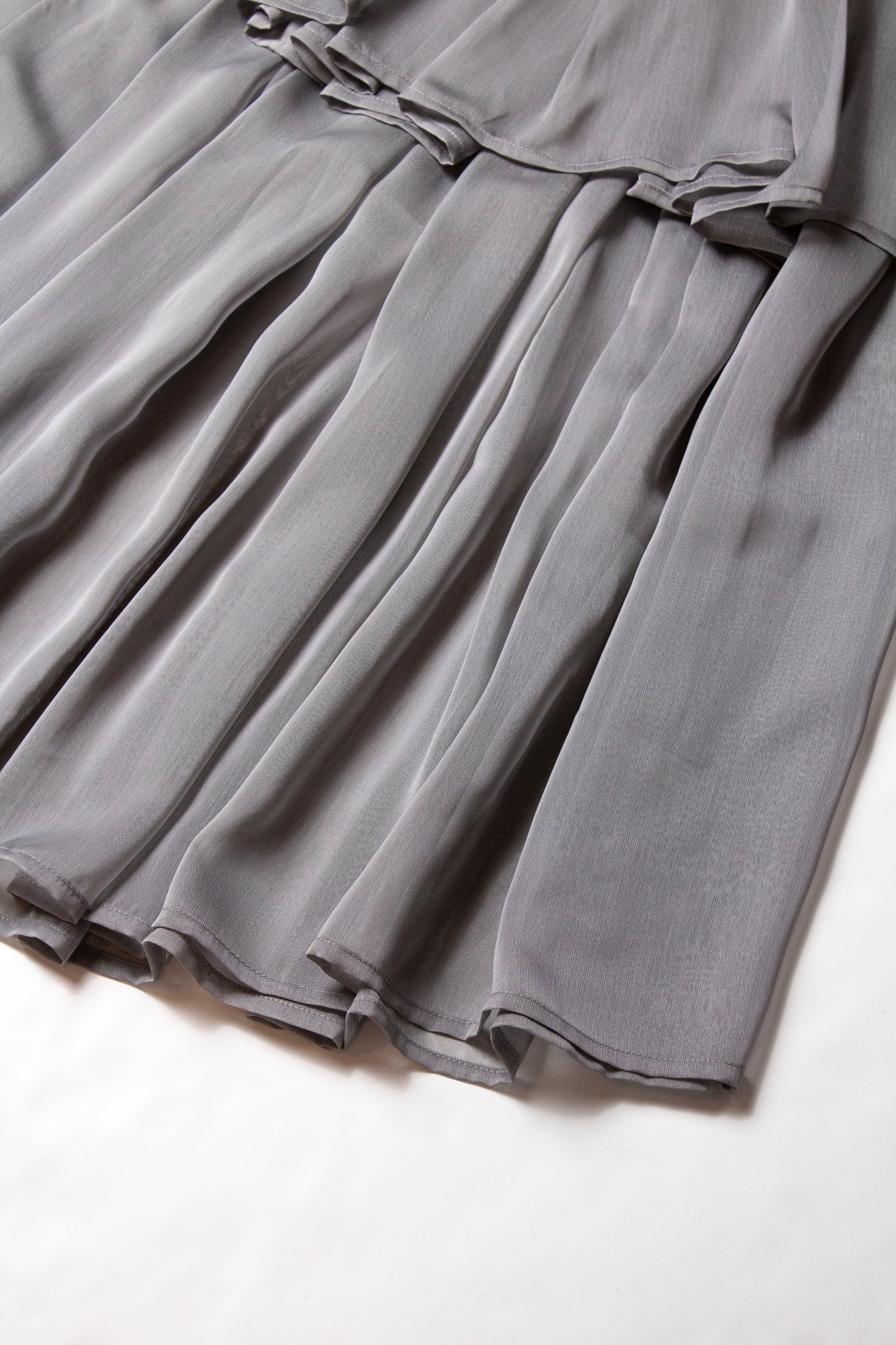 MARIA SKIRT IN BRUSHED SILVER