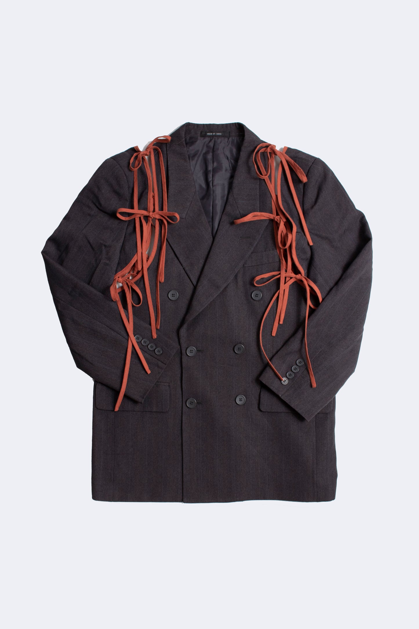 APRON BLAZER IN BRICK