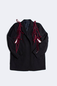 THE APRON BLAZER IN MERLOT