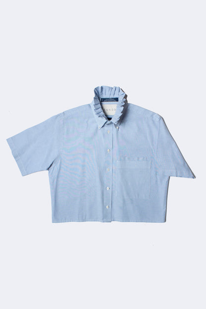 SHORT SLEEVE GORGET SHIRT