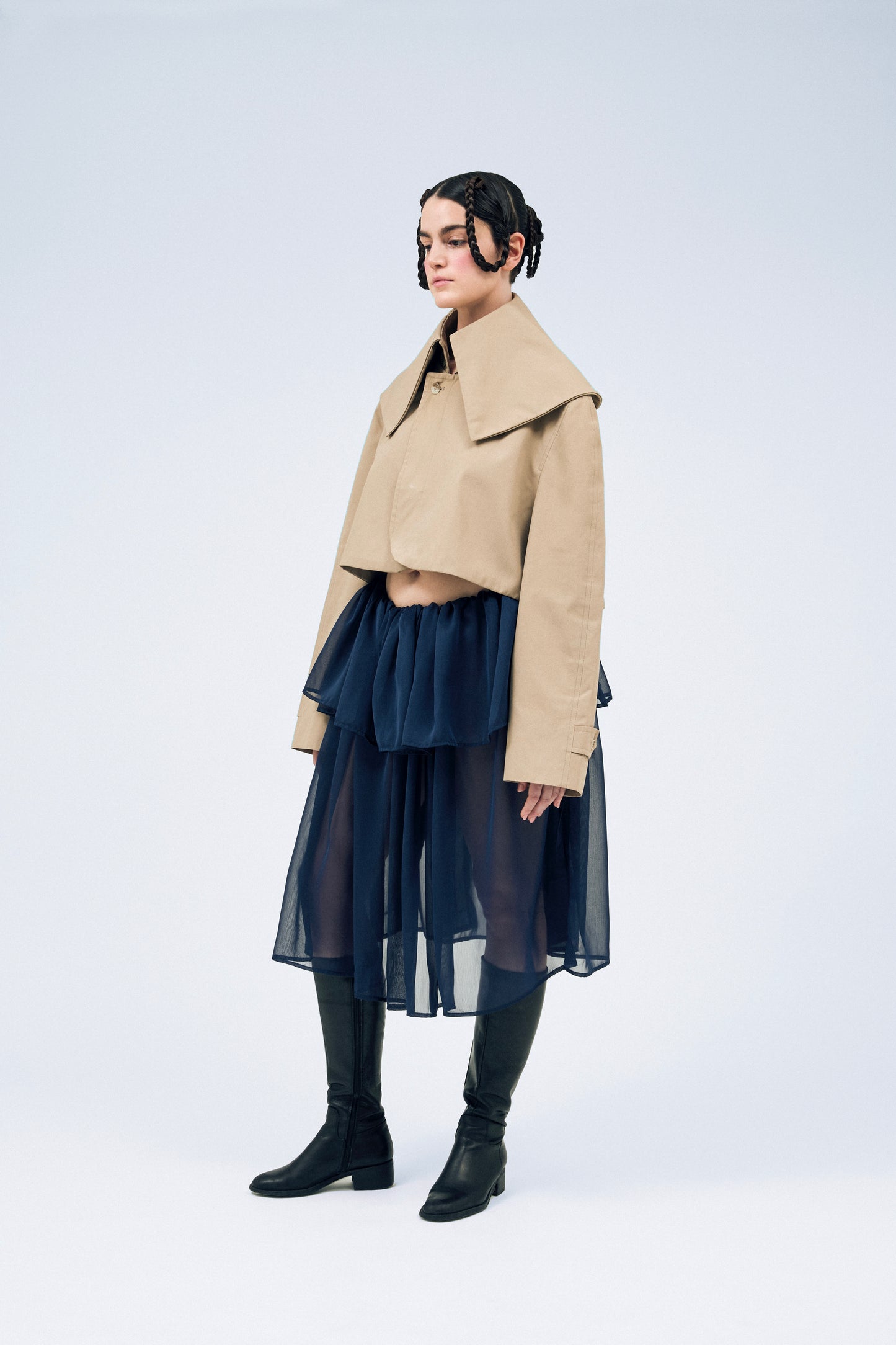 MARIA SKIRT IN NIGHT SHADE